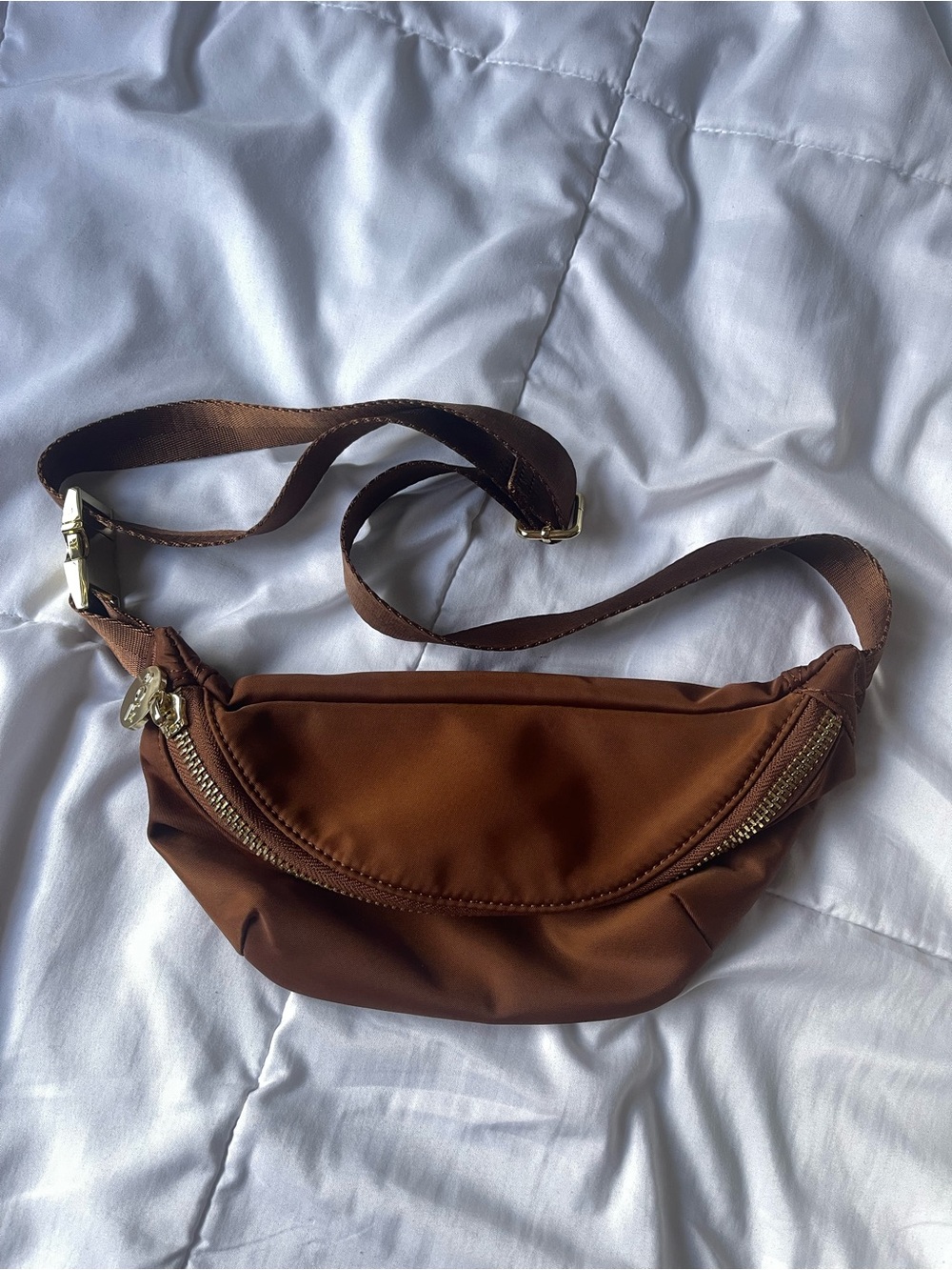 Stoney Clover Lane camel brown fanny pack (classic size)